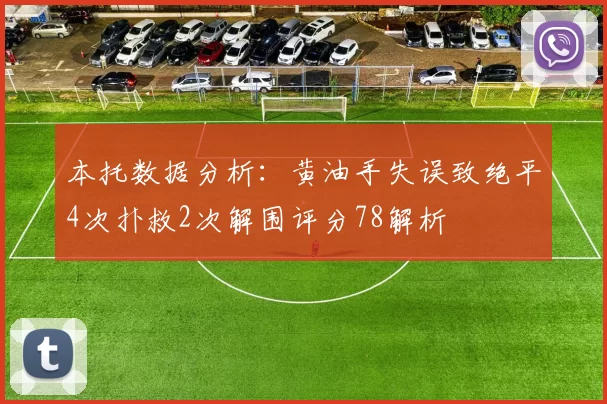 本托数据分析：黄油手失误致绝平4次扑救2次解围评分78解析